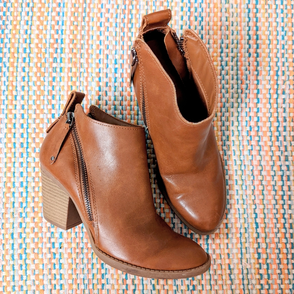 Brown booties